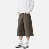 DAXUEN Wide-leg cropped pants for men