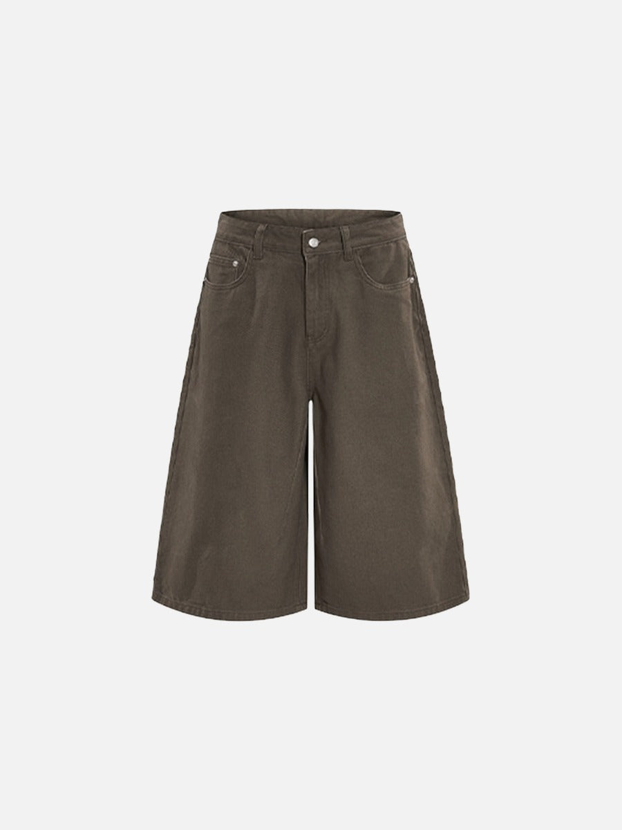 DAXUEN Wide-leg cropped pants for men