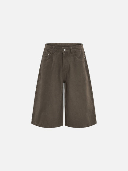 DAXUEN Wide-leg cropped pants for men