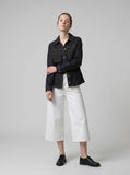 DAXUEN Shop DAXUEN Wide-Leg Cropped Pants for Men — model photo
