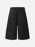 DAXUEN Men's wide-leg culotte shorts in solid colors