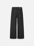 DAXUEN dark grey wide-leg denim pants