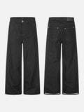 DAXUEN dark grey wide-leg denim pants