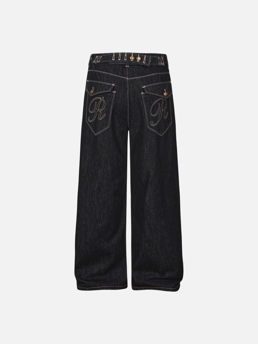 DAXUEN Away End Wide Leg Denim