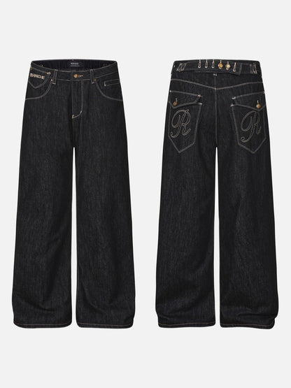 DAXUEN Away End Wide Leg Denim