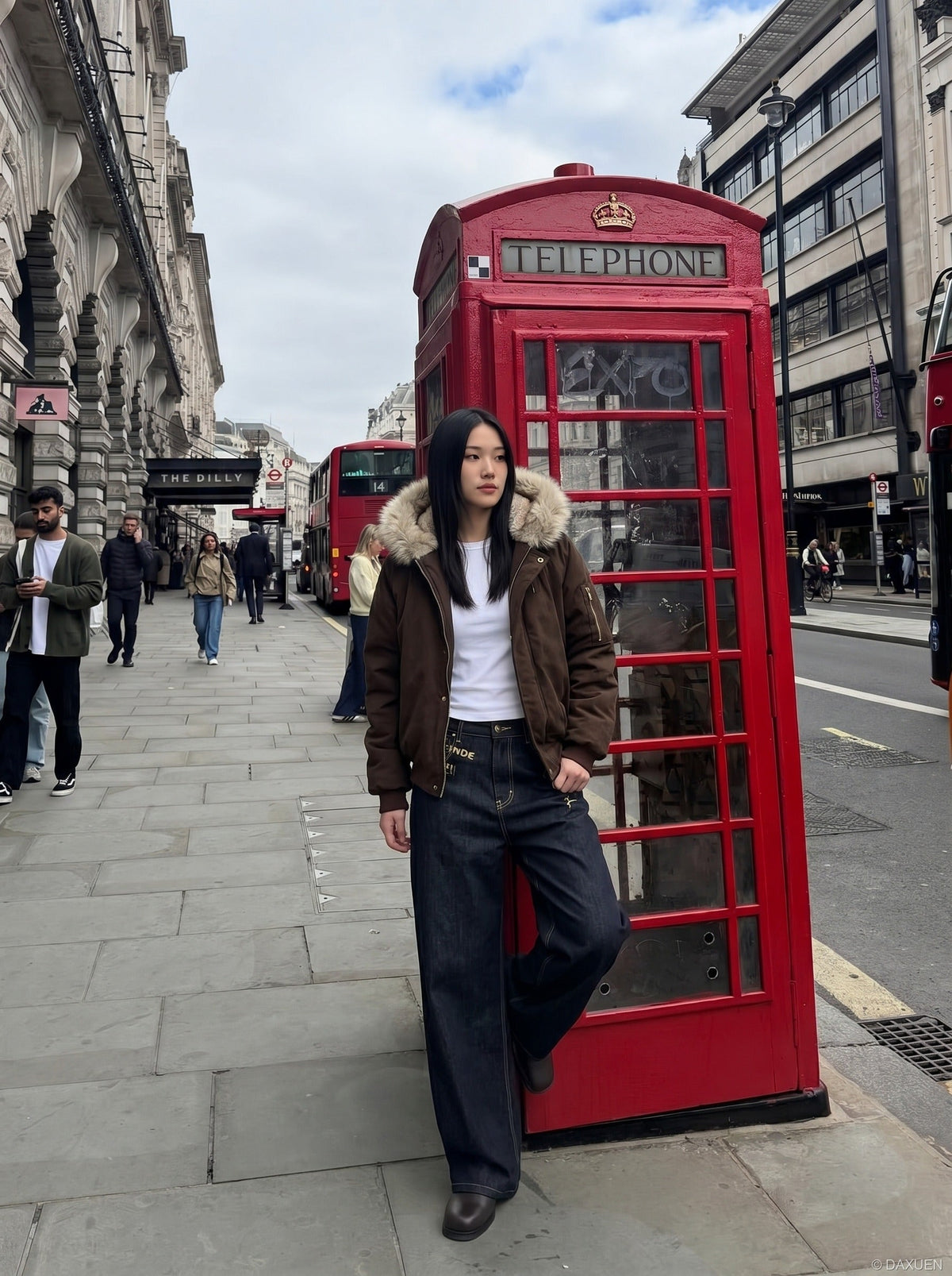 DAXUEN Away End Wide Leg Denim