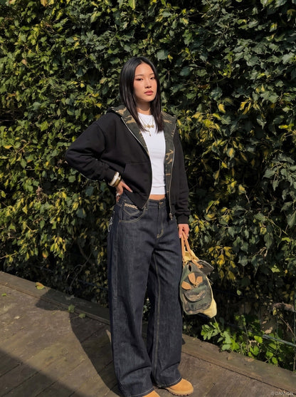 DAXUEN Away End Wide Leg Denim