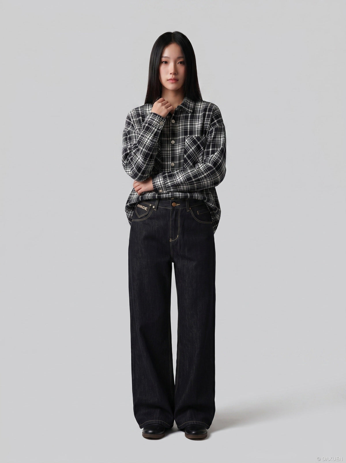 DAXUEN Away End Wide Leg Denim