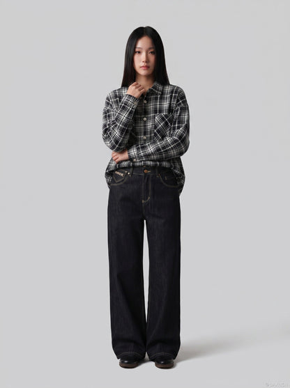 DAXUEN Away End Wide Leg Denim