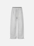 DAXUEN heather grey wide-leg sweatpants