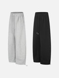 DAXUEN heather grey wide-leg sweatpants