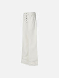 DAXUEN High-waisted wide-leg pants in solid black and white