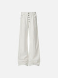 DAXUEN High-waisted wide-leg pants in solid black and white