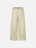 DAXUEN light beige wide-leg trousers