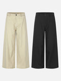 DAXUEN light beige wide-leg trousers