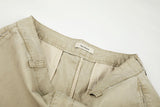 DAXUEN light beige wide-leg trousers