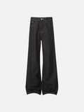 DAXUEN Wide-leg loose-fit denim pants