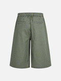 DAXUEN Unisex wide-leg cropped plaid pants