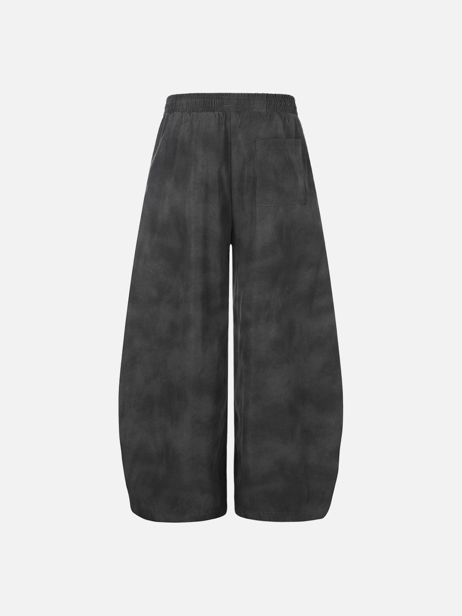 DAXUEN Wide-leg pants with studded graphic design