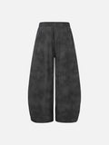 DAXUEN Wide-leg pants with studded graphic design