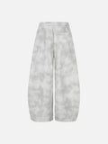 DAXUEN Wide-leg pants with studded graphic design