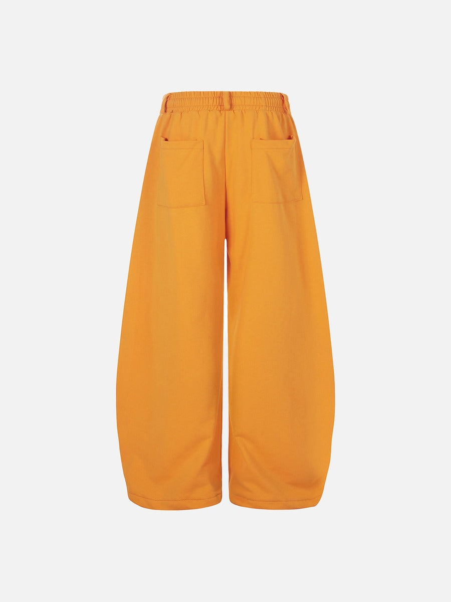 DAXUEN Wide-leg sweatpants with graphic print