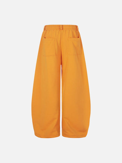 DAXUEN Wide-leg sweatpants with graphic print