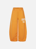 DAXUEN Wide-leg sweatpants with graphic print