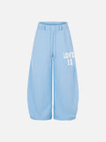 DAXUEN Wide-leg sweatpants with graphic print