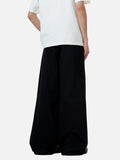 DAXUEN tan wide-leg workwear pants