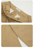 DAXUEN tan wide-leg workwear pants