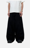 DAXUEN tan wide-leg workwear pants