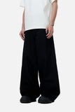 DAXUEN tan wide-leg workwear pants