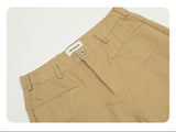 DAXUEN tan wide-leg workwear pants