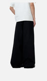 DAXUEN tan wide-leg workwear pants