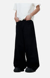 DAXUEN tan wide-leg workwear pants