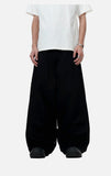 DAXUEN tan wide-leg workwear pants