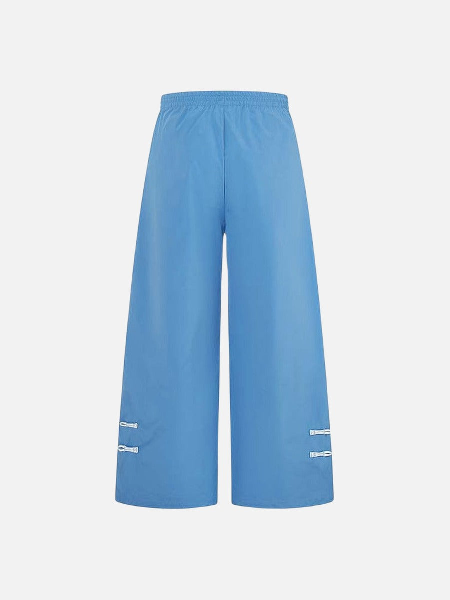 DAXUEN Wide-leg track pants in solid colors