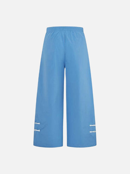 DAXUEN Wide-leg track pants in solid colors