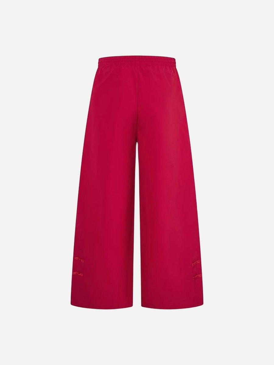 DAXUEN Wide-leg track pants in solid colors