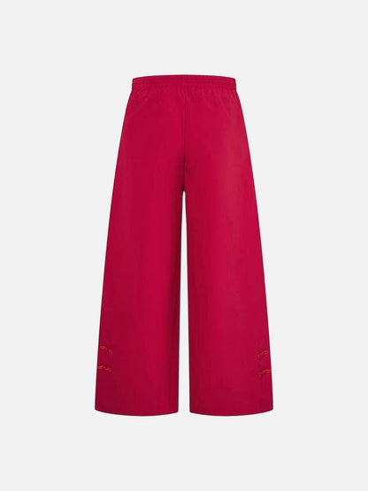 DAXUEN Wide-leg track pants in solid colors