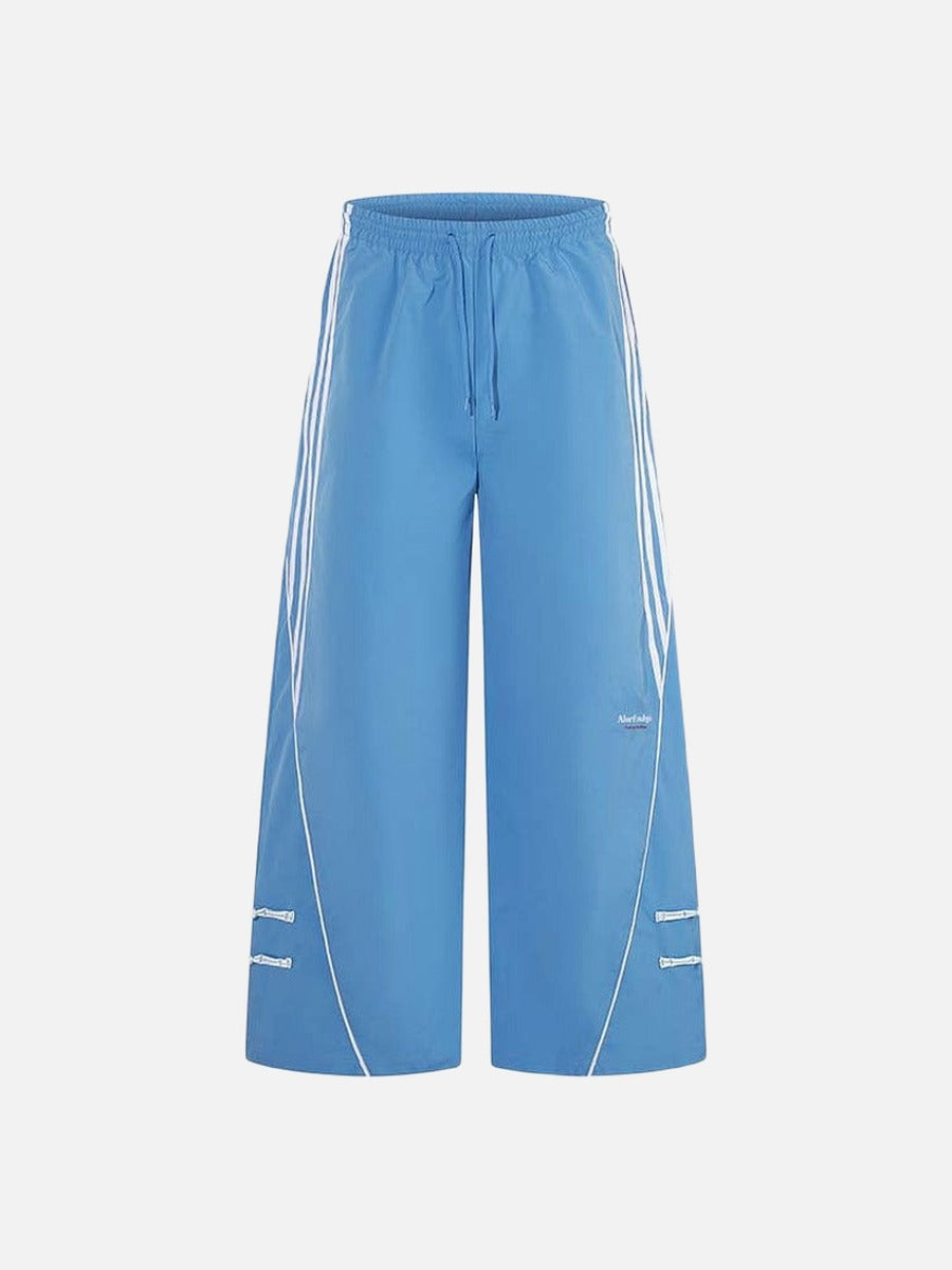 DAXUEN Wide-leg track pants in solid colors