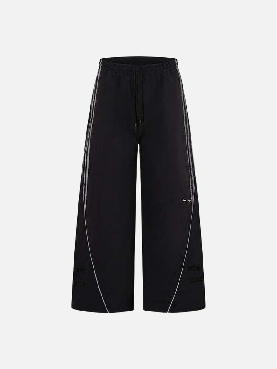 DAXUEN Wide-leg track pants in solid colors
