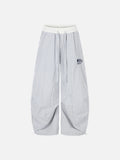 DAXUEN Wide-leg track pants with unique patterns