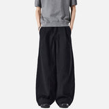 DAXUEN Loose-fitting wide-leg trousers in solid colors