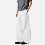 DAXUEN Loose-fitting wide-leg trousers in solid colors