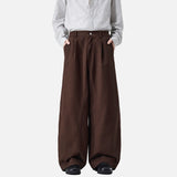 DAXUEN Loose-fitting wide-leg trousers in solid colors