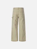DAXUEN Loose-fitting wide-leg trousers in khaki and sage green