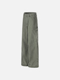 DAXUEN Loose-fitting wide-leg trousers in khaki and sage green