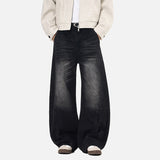 DAXUEN Wide leg vintage wash denim jeans